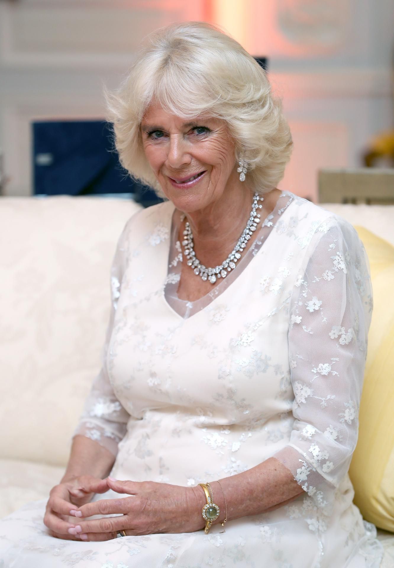 Camilla bei Trump-Besuch