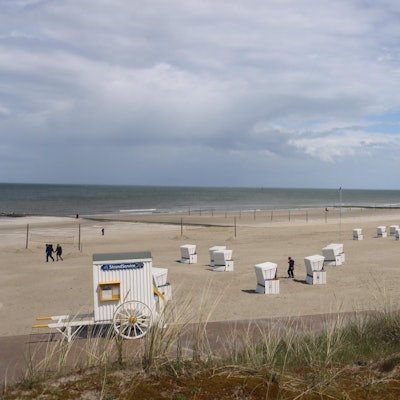 Wangerooge Strand dpa