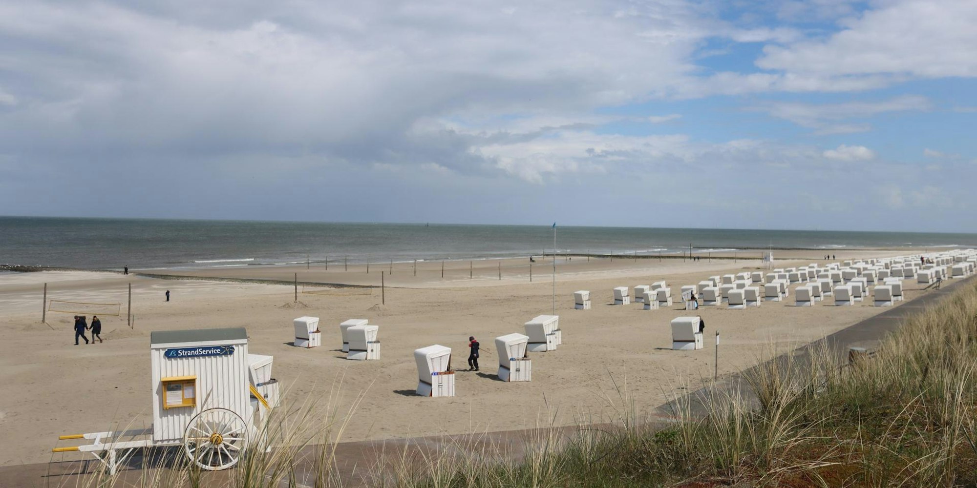 Wangerooge Strand dpa