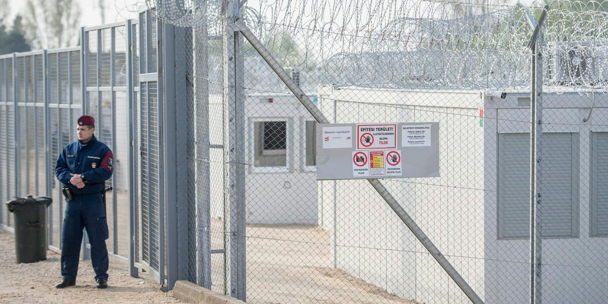 Container-Lager in Ungarn