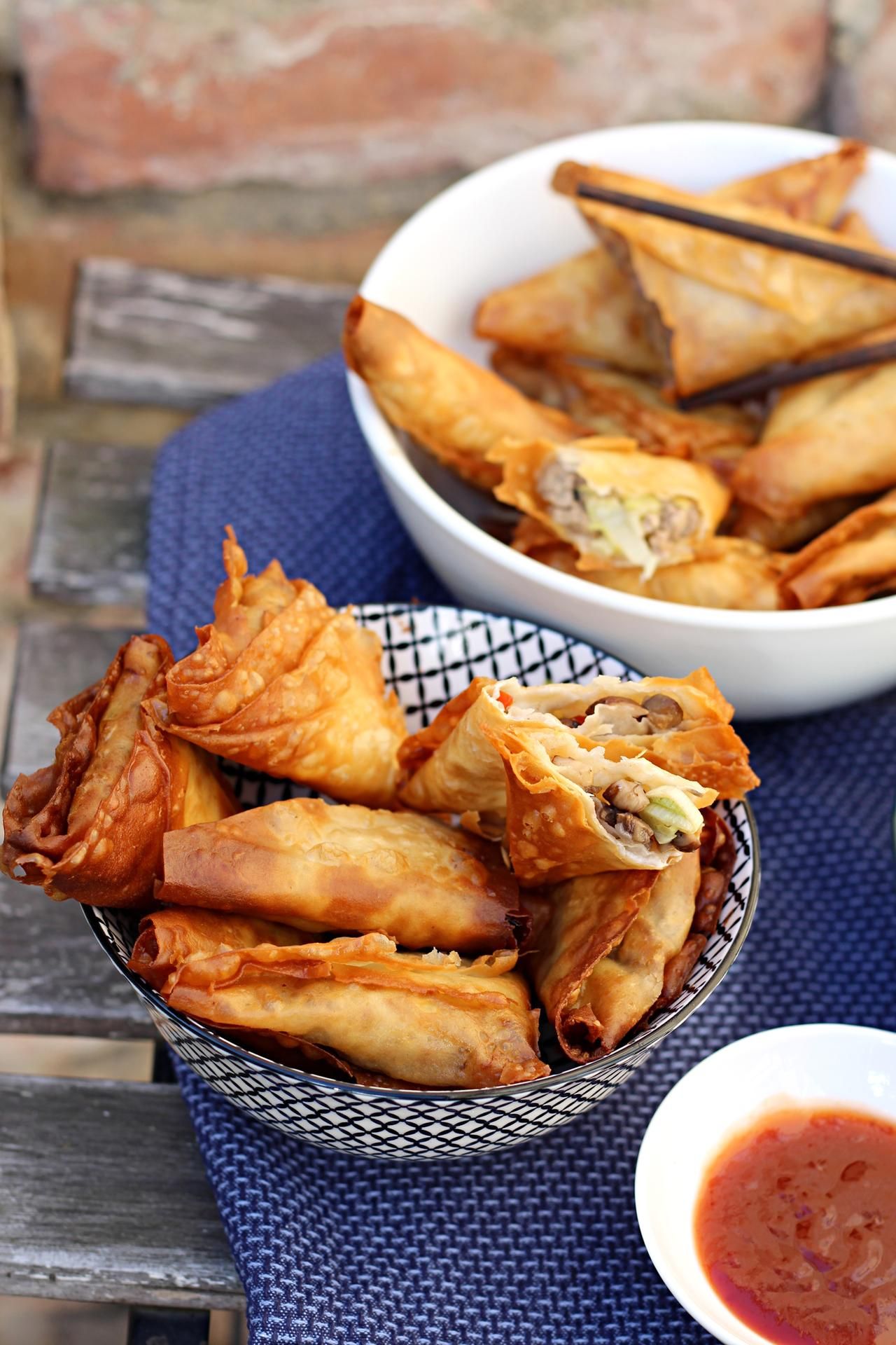 Samosas_mit_zweierlei Füllung