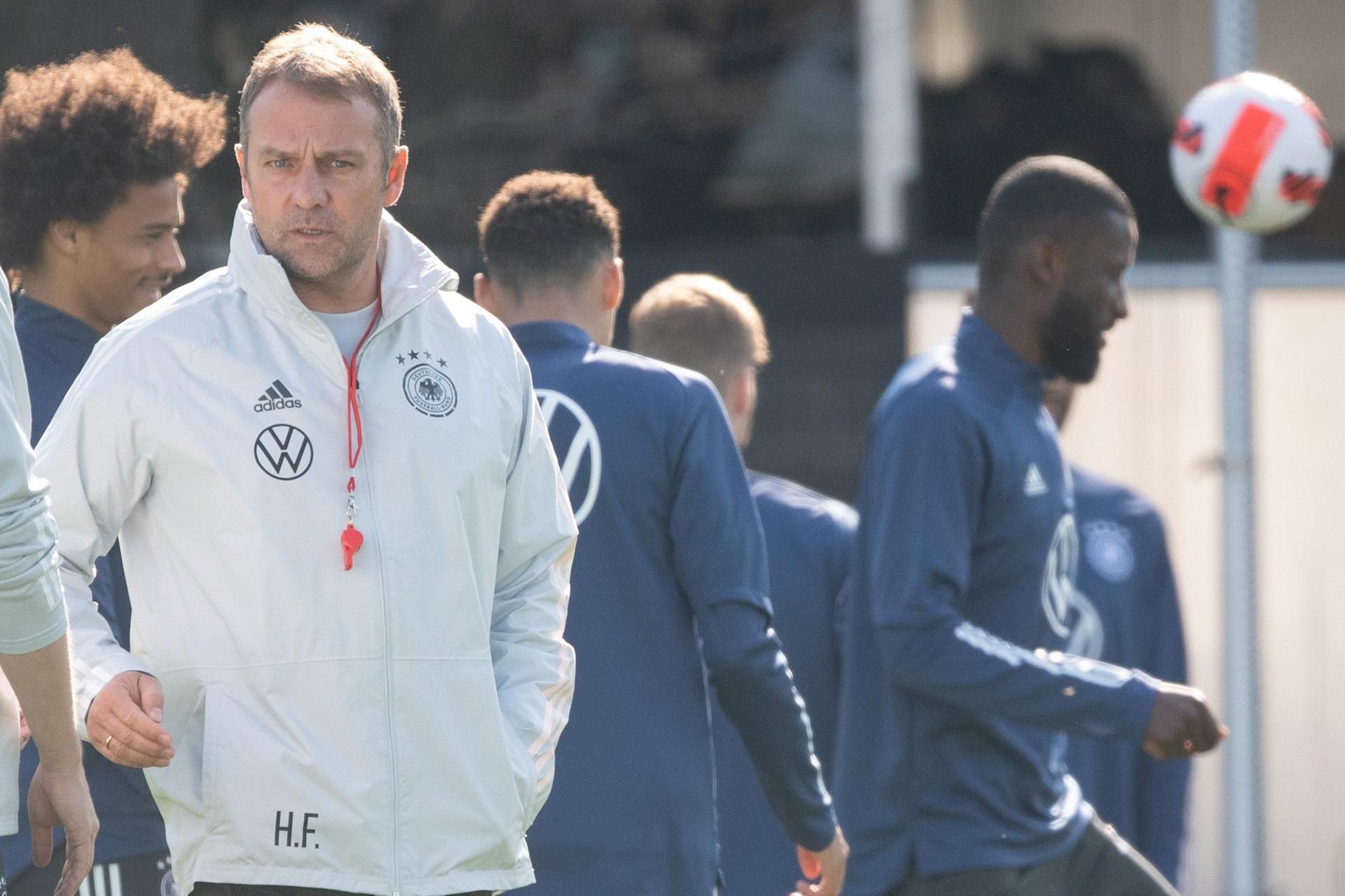 Flick beim DFB-Training