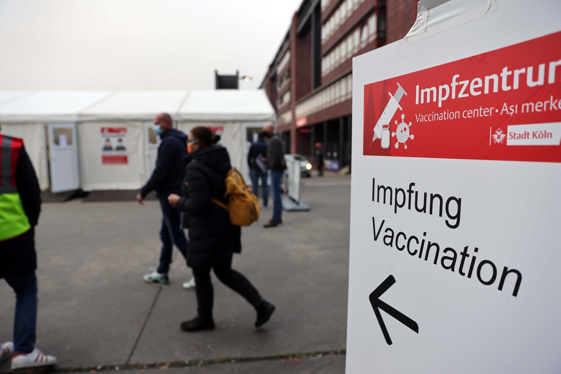 Impfzentrum Deutz wegweiser