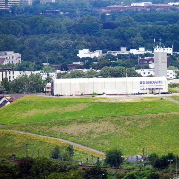 Kalkberg vom LVR Turm aus gesehen