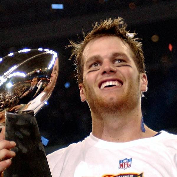 Tom Brady mit Trophy