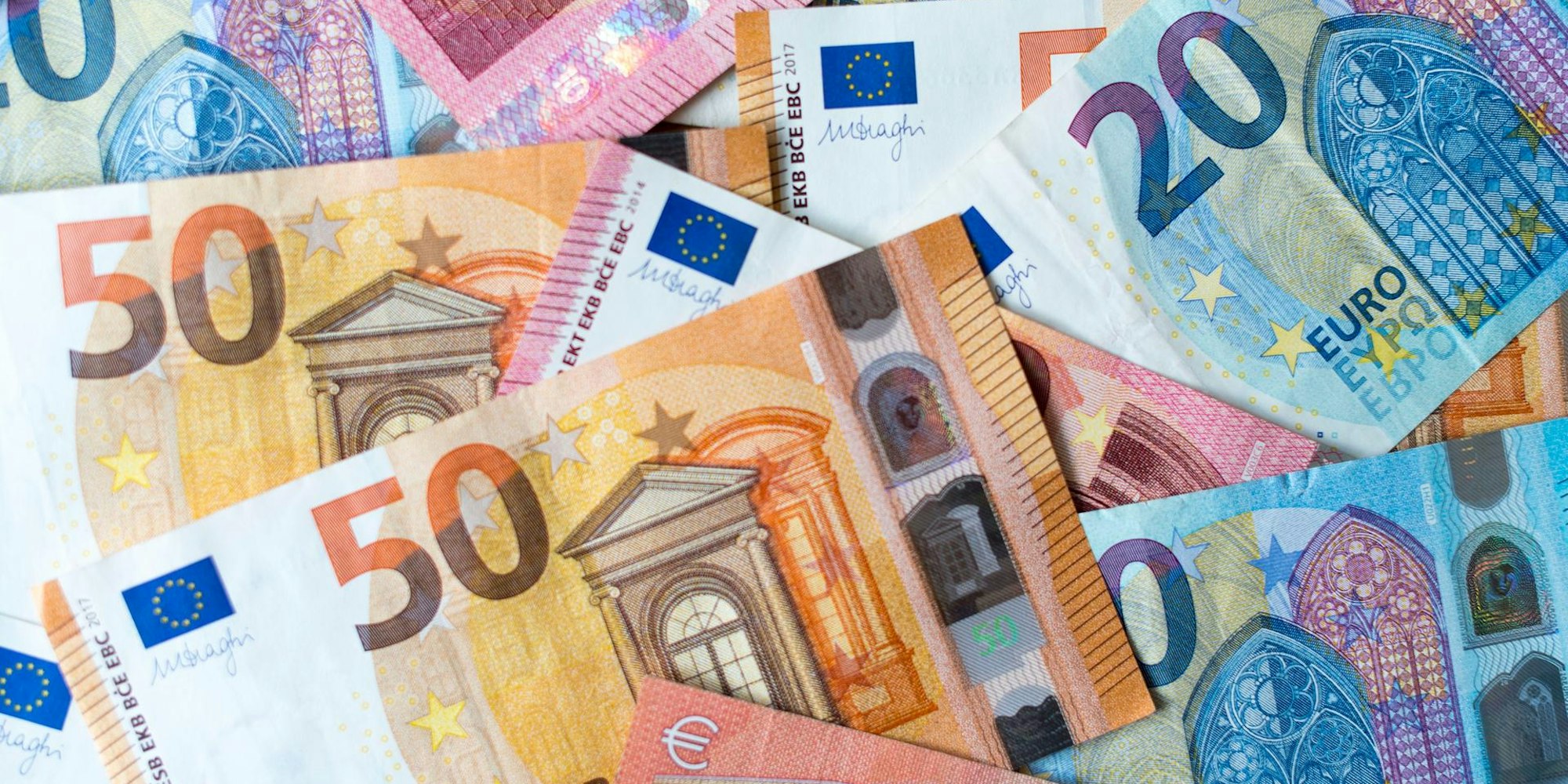 Geldscheine Symbolbild