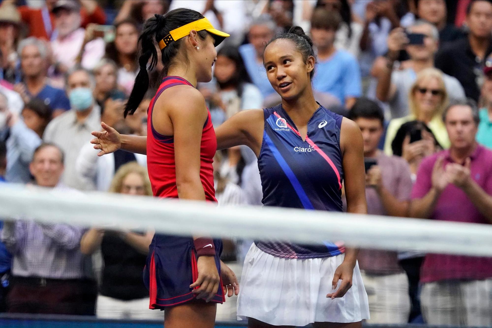 Raducanu und Fernandez US Open