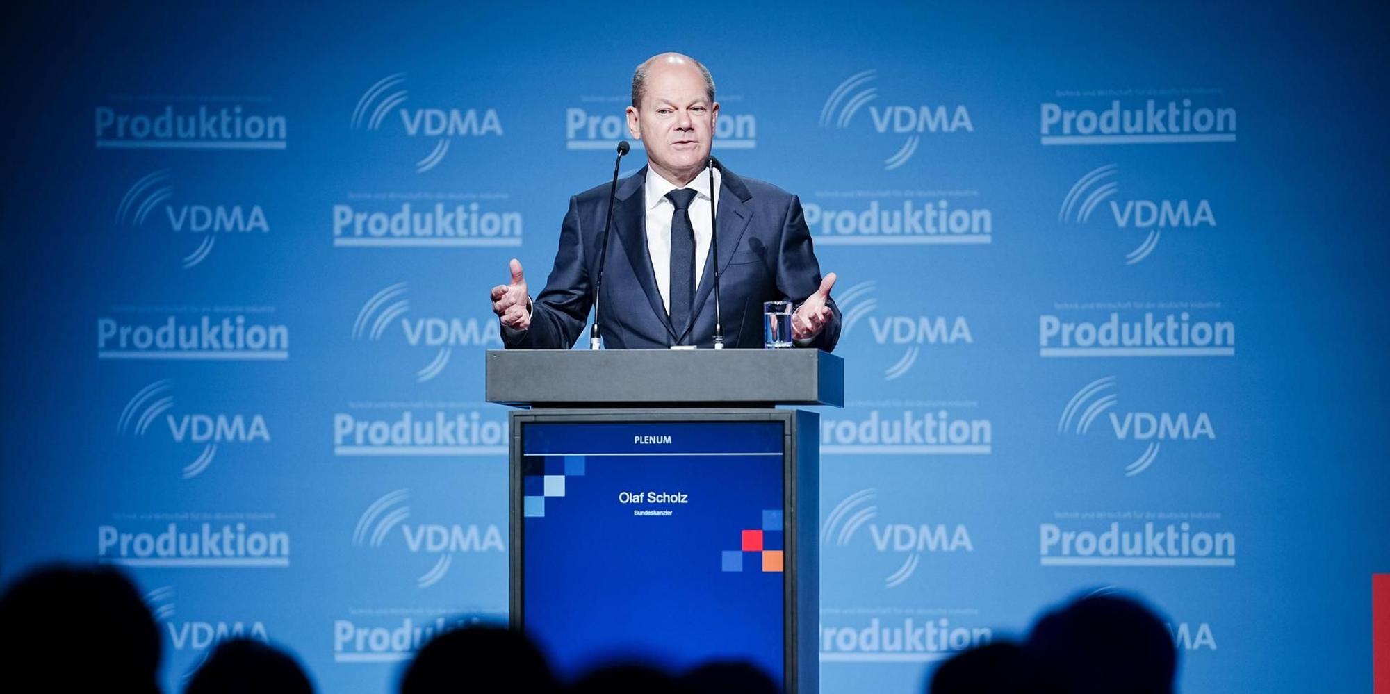 Olaf Scholz Maschinenbaugipfel