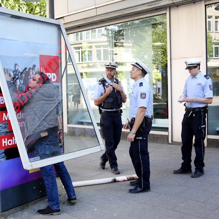 Gefälschte SPD-Plakate