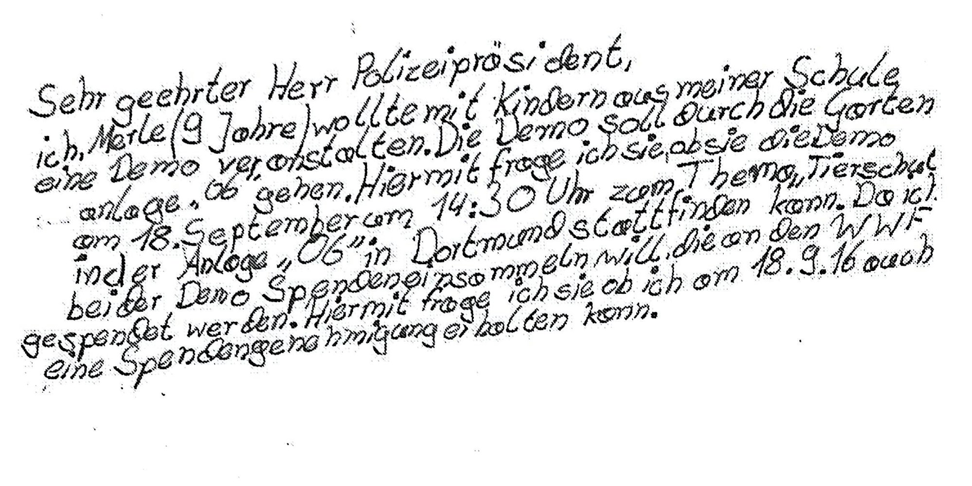 Anmeldung geschwärzt