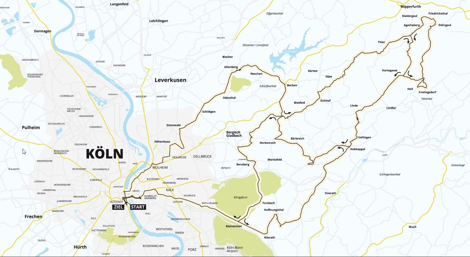 Grafik Rund um Köln