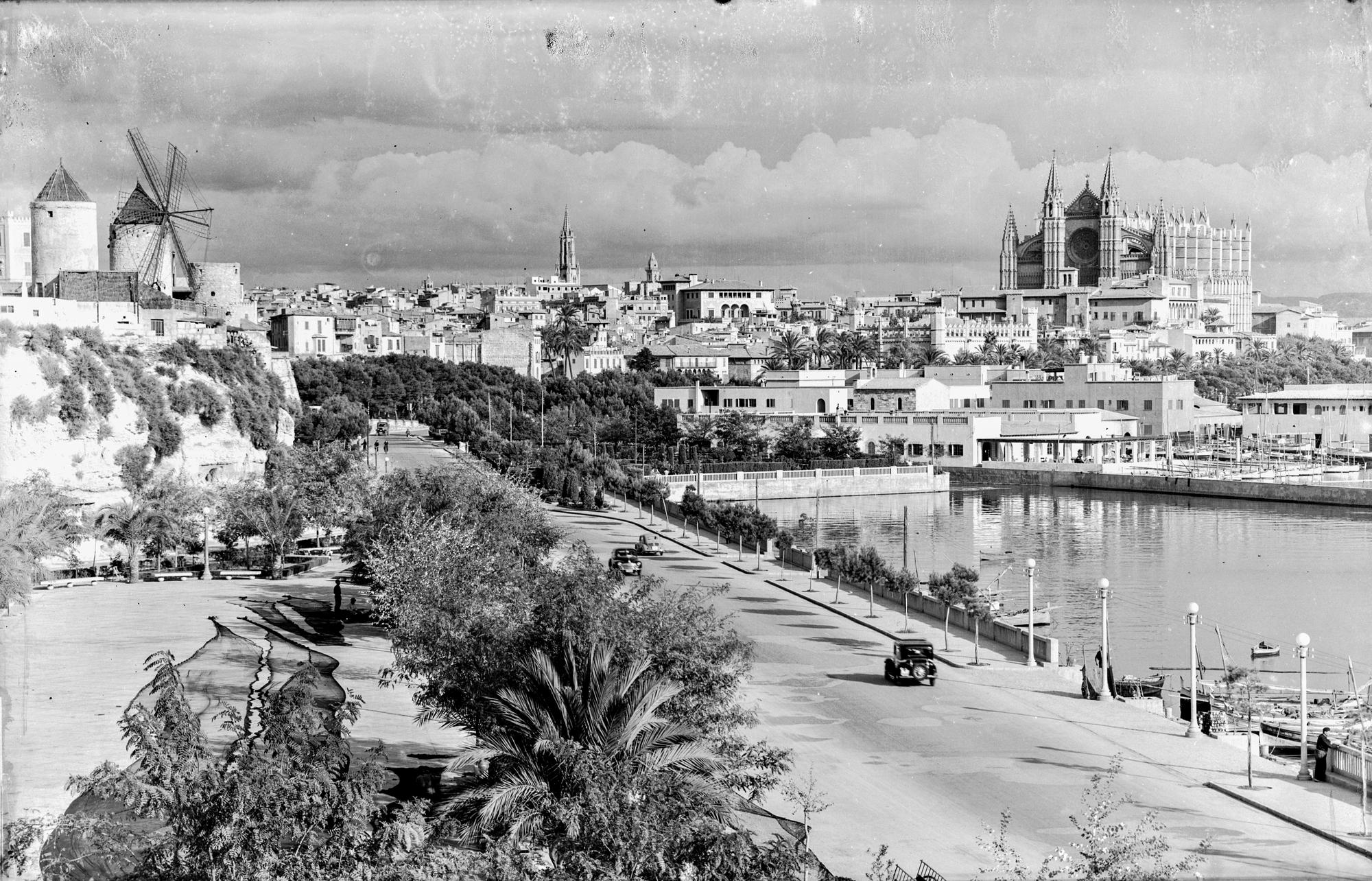 Mühlenviertel u. Fischerhafen Palma 50er S.37