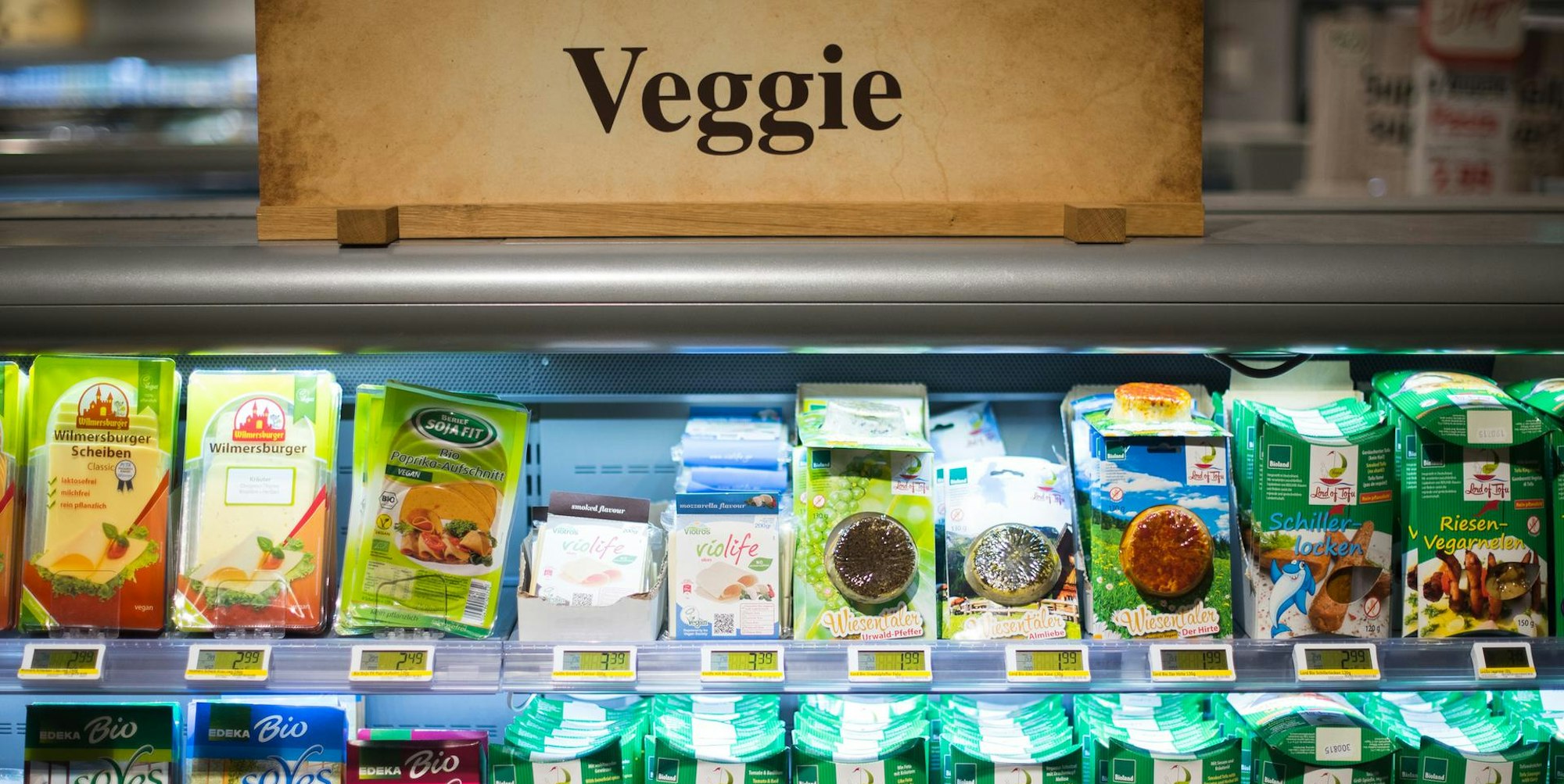 Veggie Schild dpa