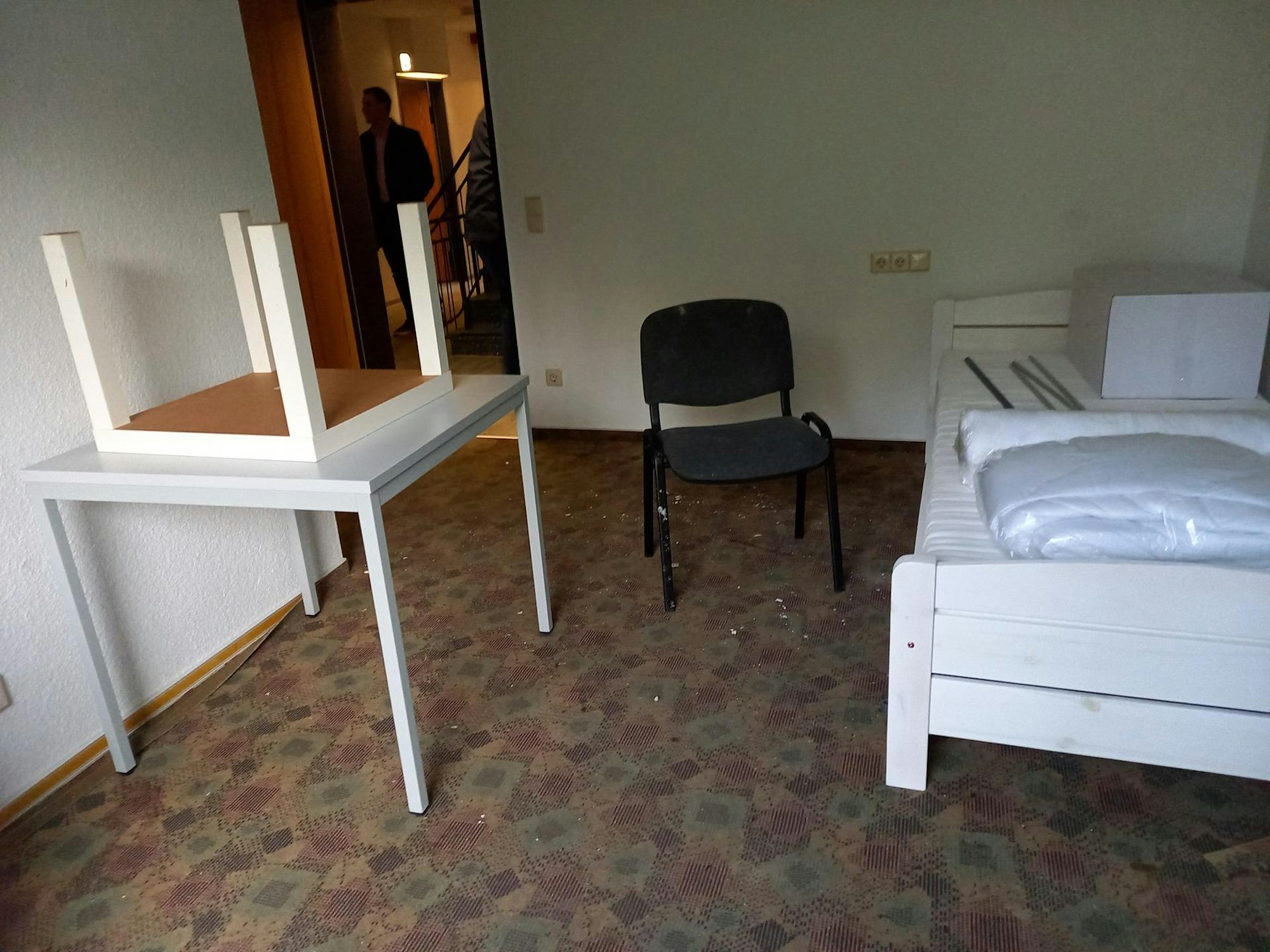 Flüchtlingsunterkunft Erp Innenansicht