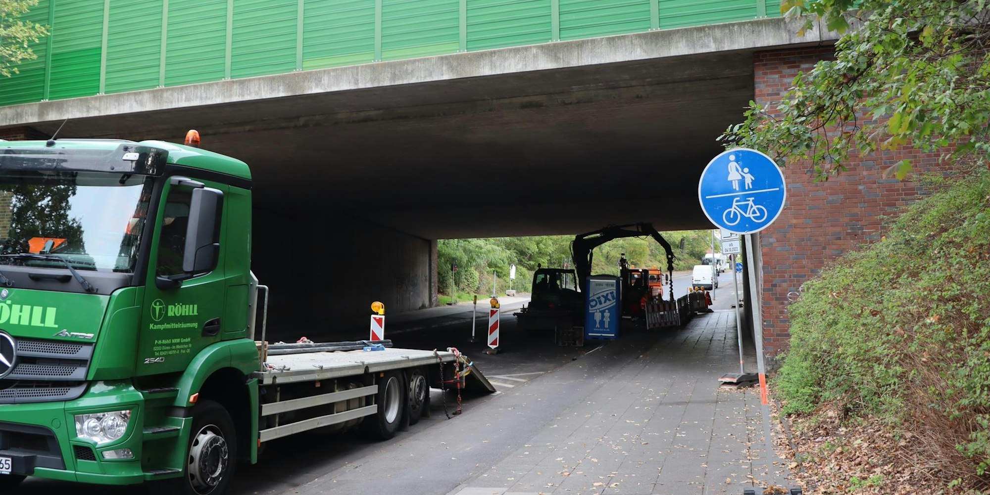 We- Mühlenweg-Bauarbeiten