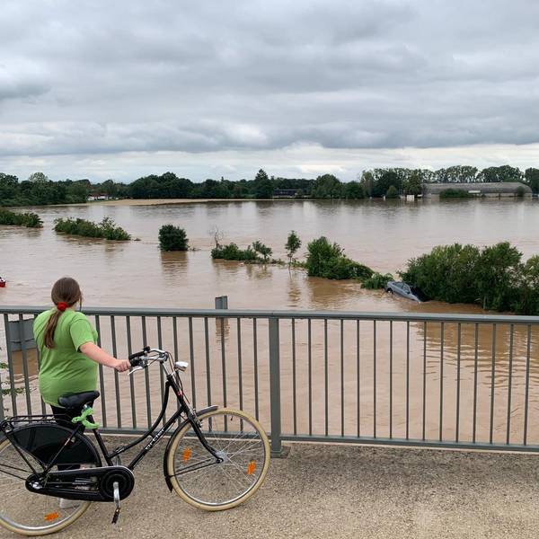 Hochwasser Erftstadt Brücke