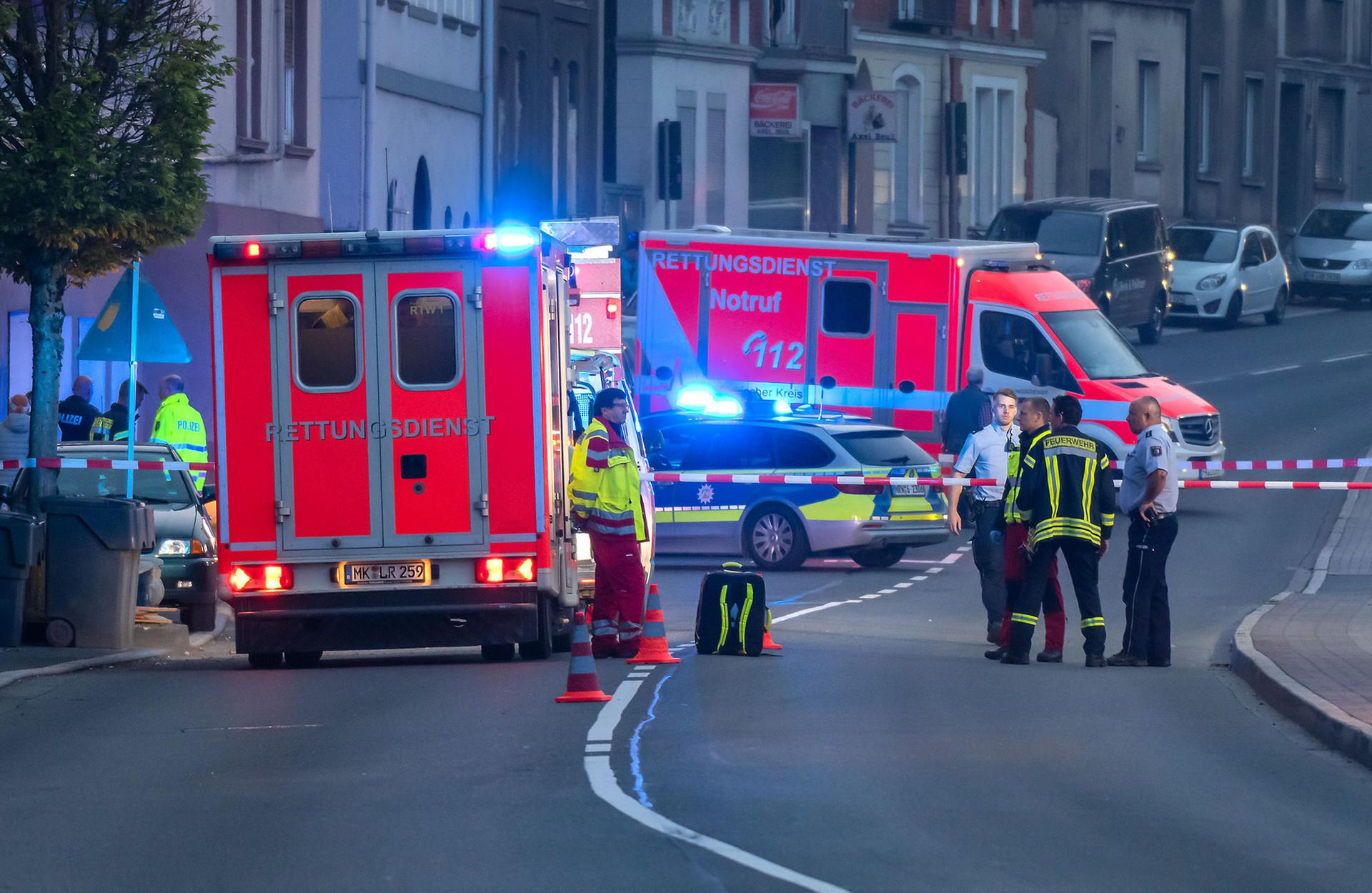 Altena Unfall Balkon