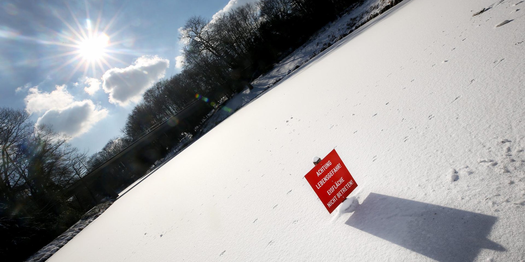 Warnung Eis