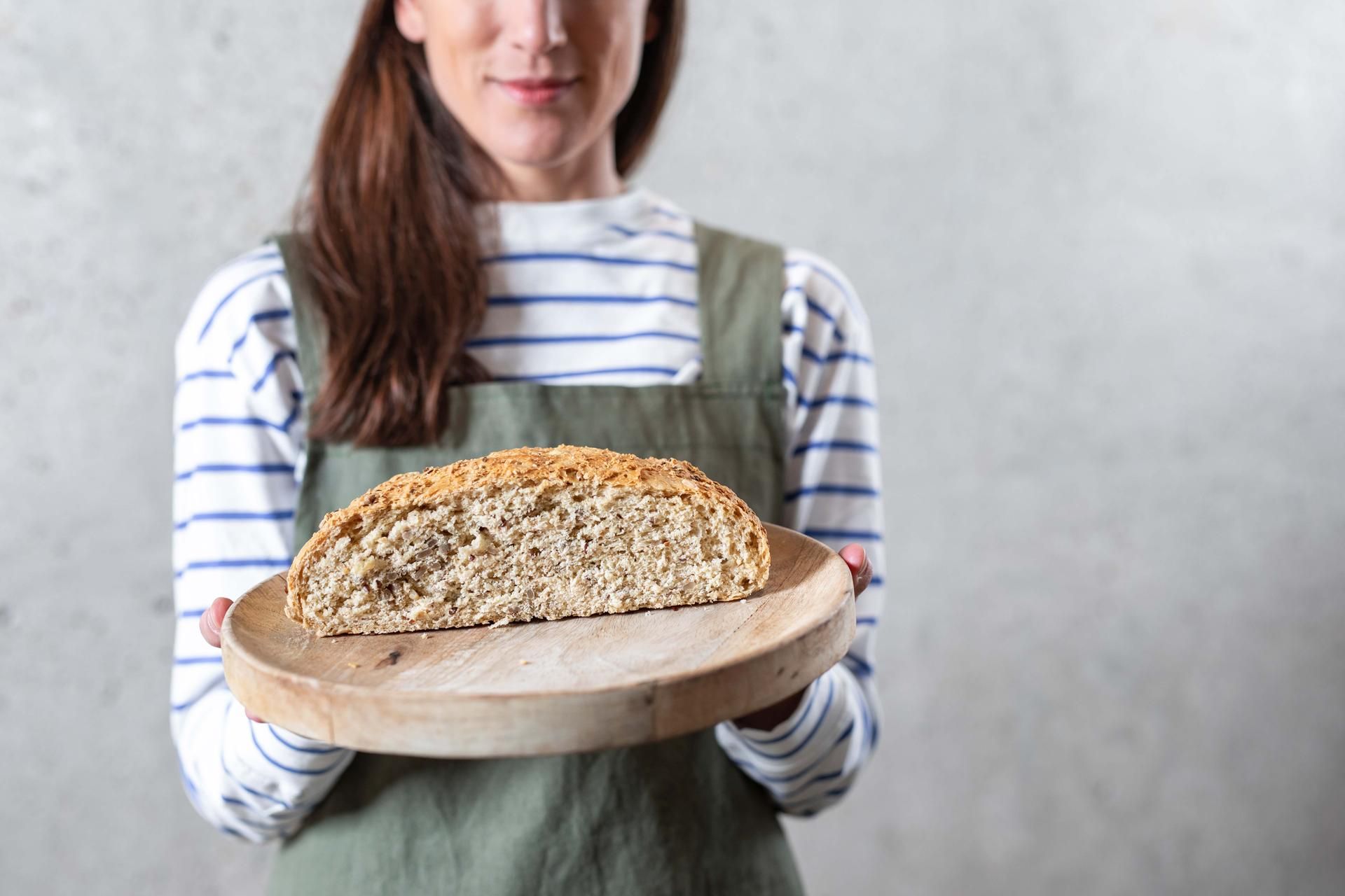 Hafer in Brot