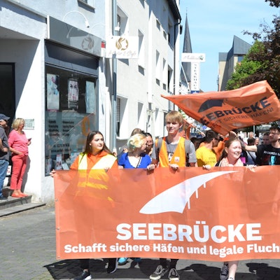 Demo sichere Häfen Euskirchen