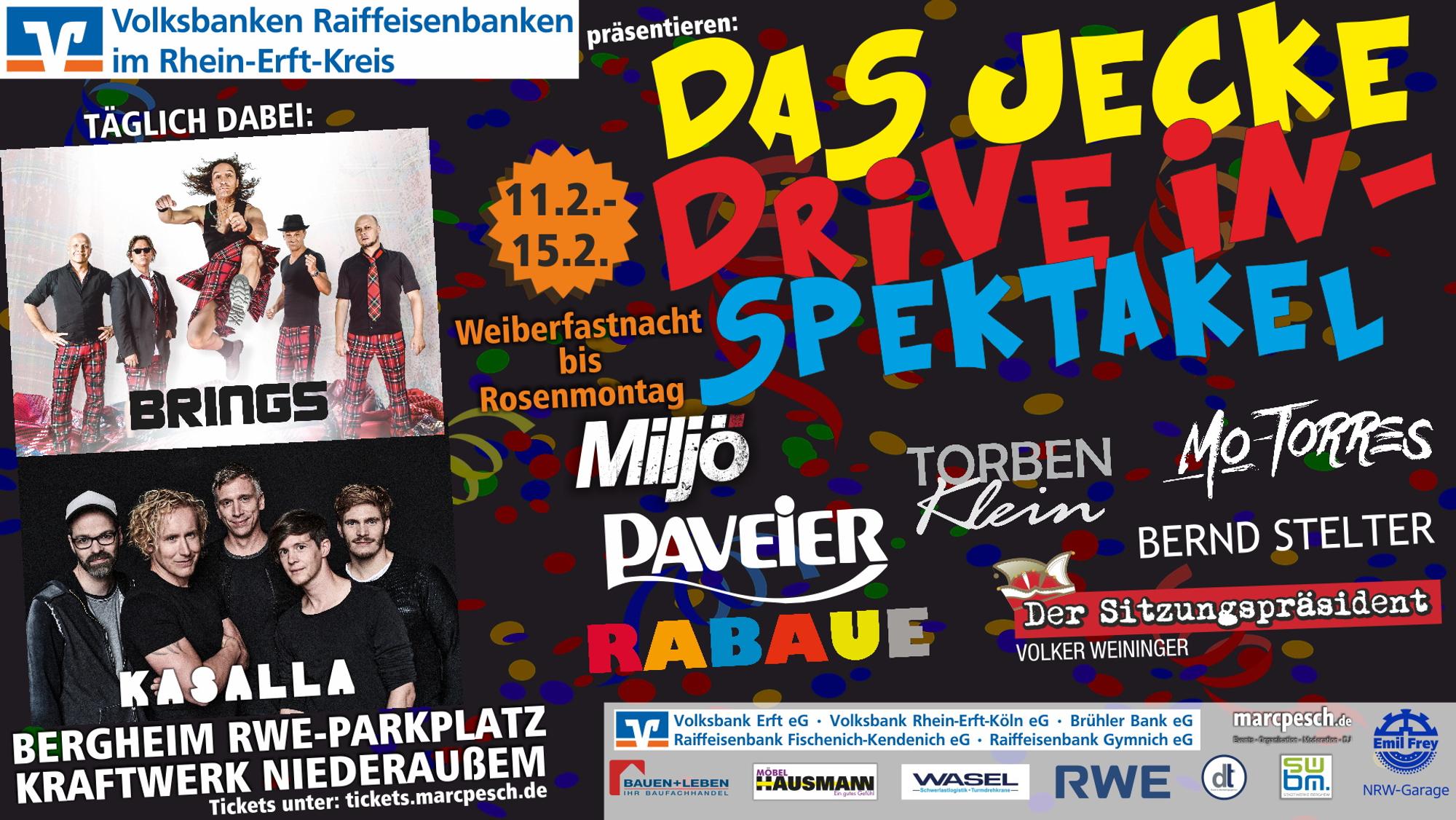 Ankündigung Drive-in-Spektakel