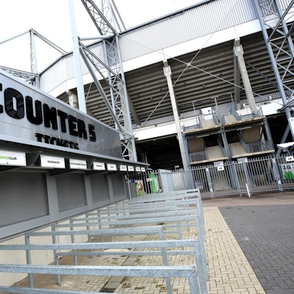 borussia park ticketschalter leer