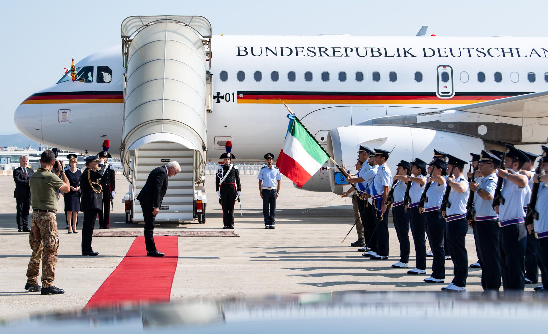steinmeiner toskana gedenken flugzeug