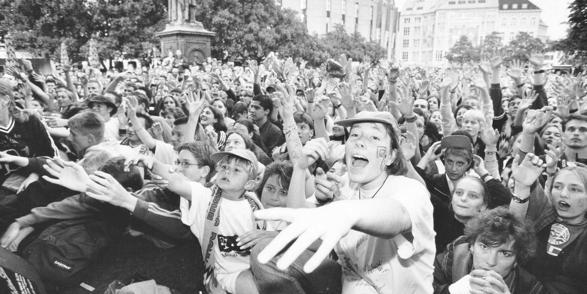 Baskets Vizemeisterfeier 1999 Münsterplatz