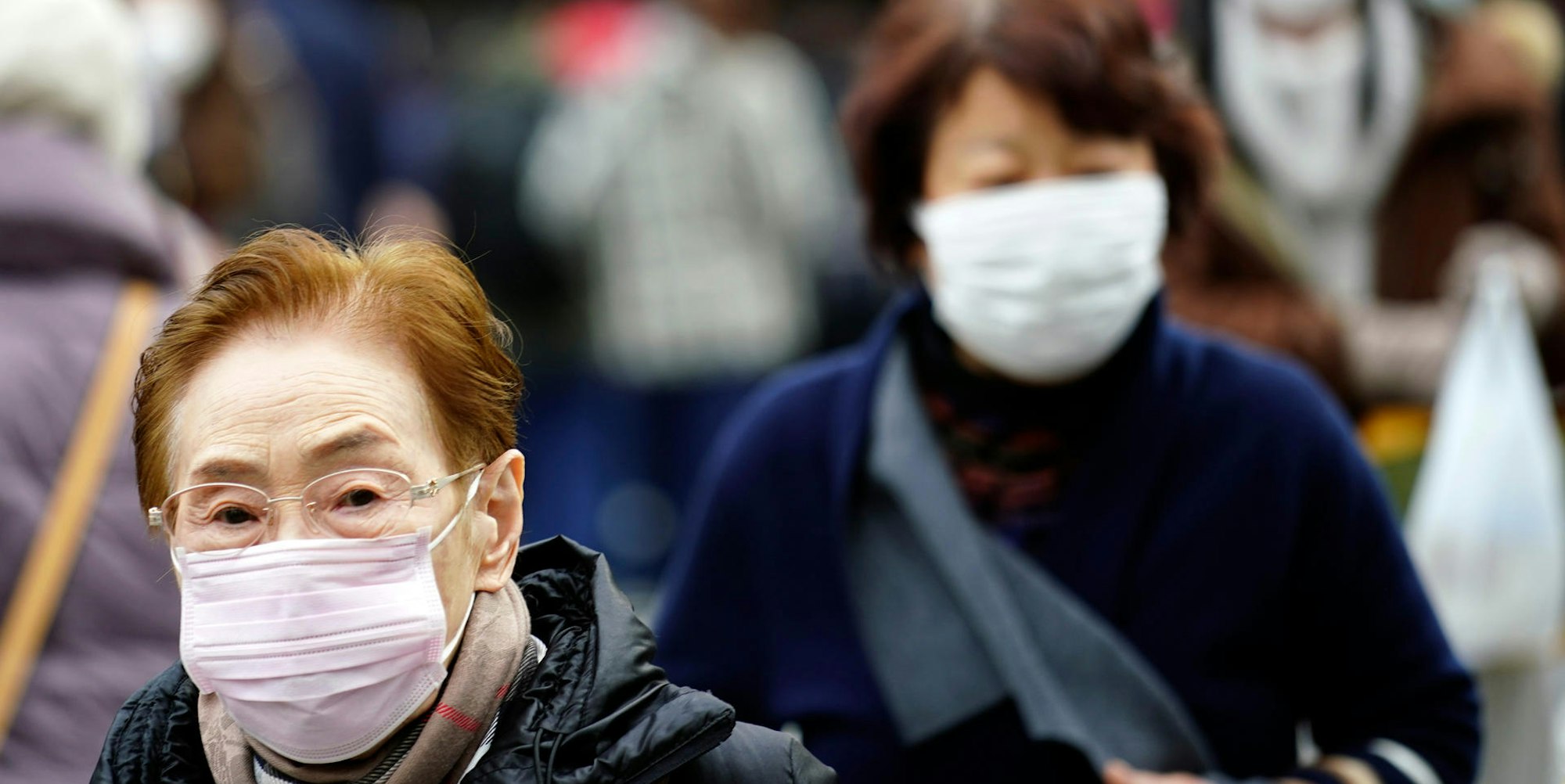 Fußgänger in Tokyo