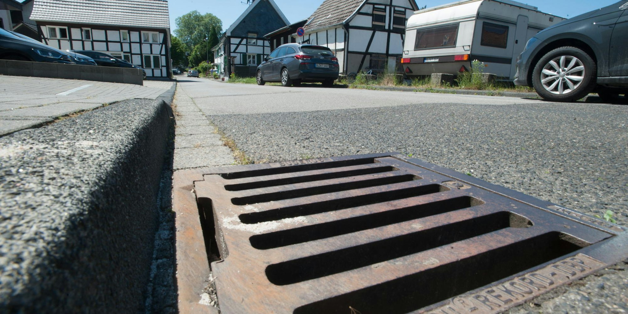 Kanaleinlauf in Leichlingen