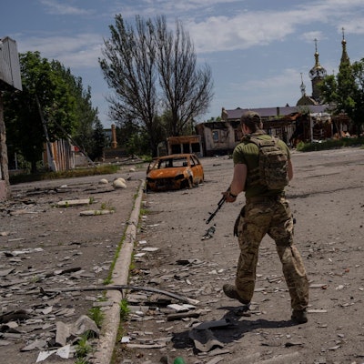 Soldat Donezk Patroullie