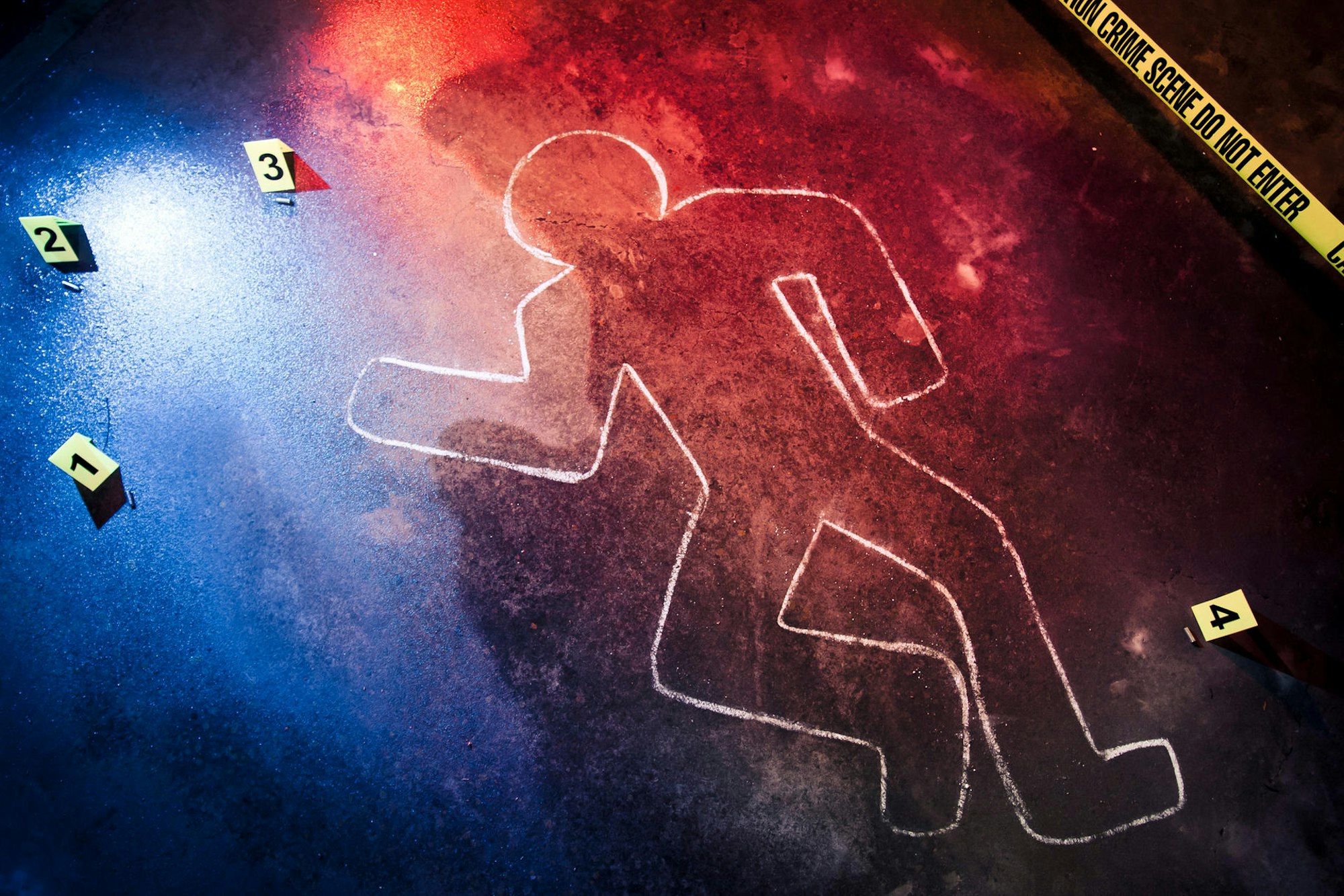 Weird Crimes_CrimeScene Menschenabdruck_Credit_fergregory_GettyImages-461995021