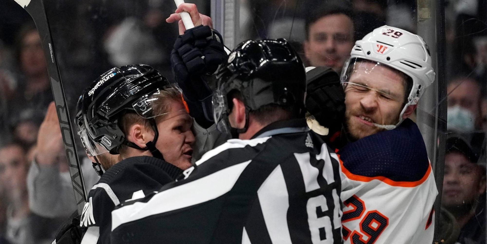 Draisaitl Fight