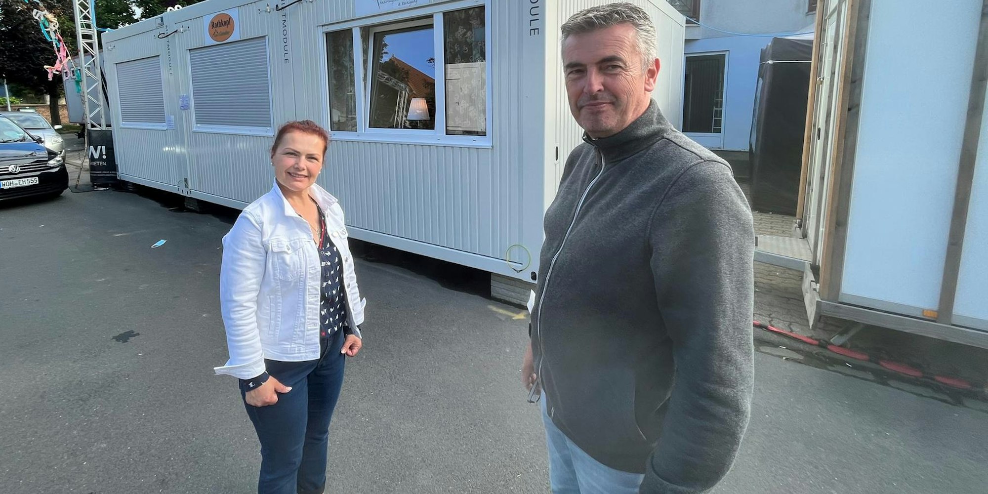 Heimerzheim Fronhof Wilfried Rang und Sarina Sabelfeld rom