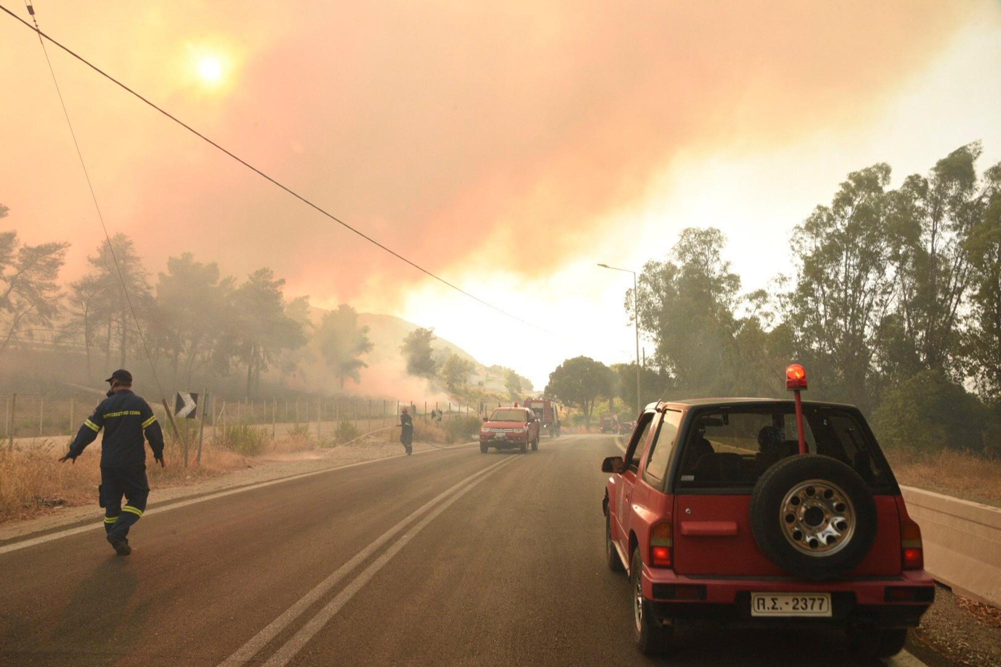 Waldbrand Griechenland 1