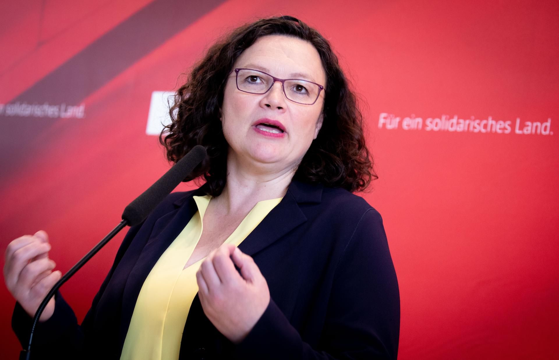 Nahles dpa 190519