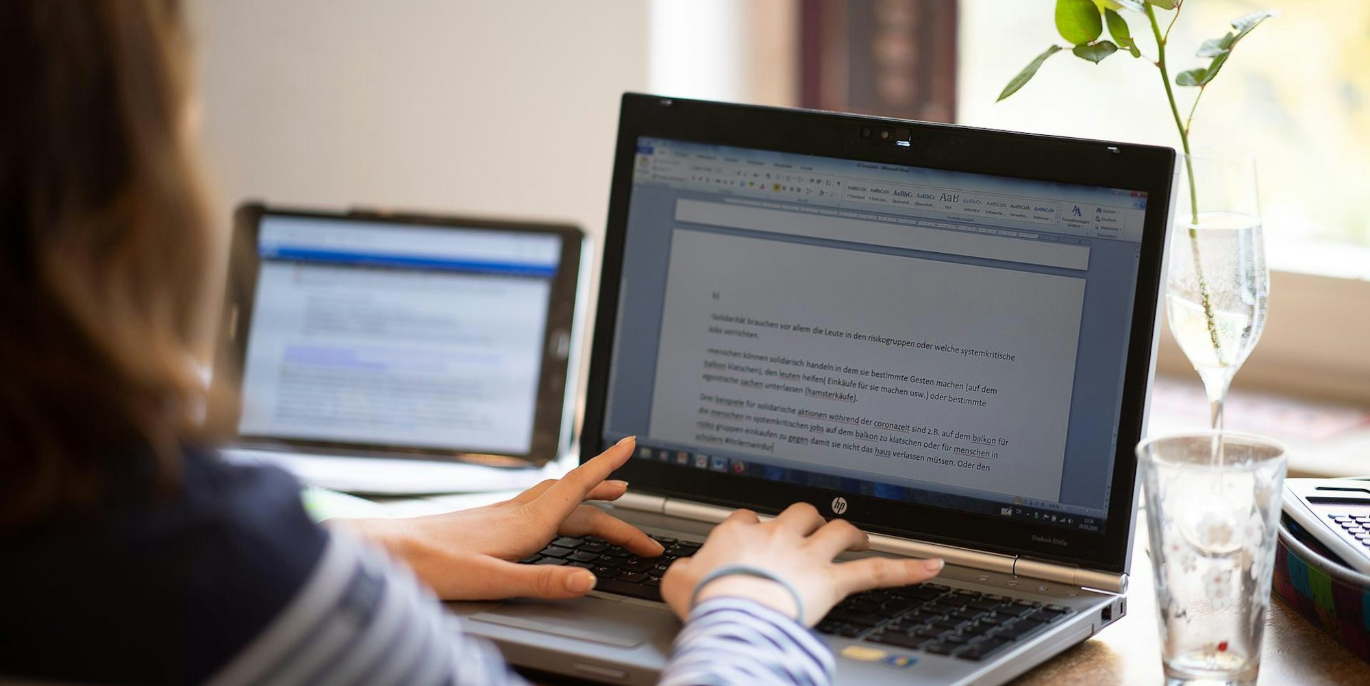 Schüler Distanzunterricht