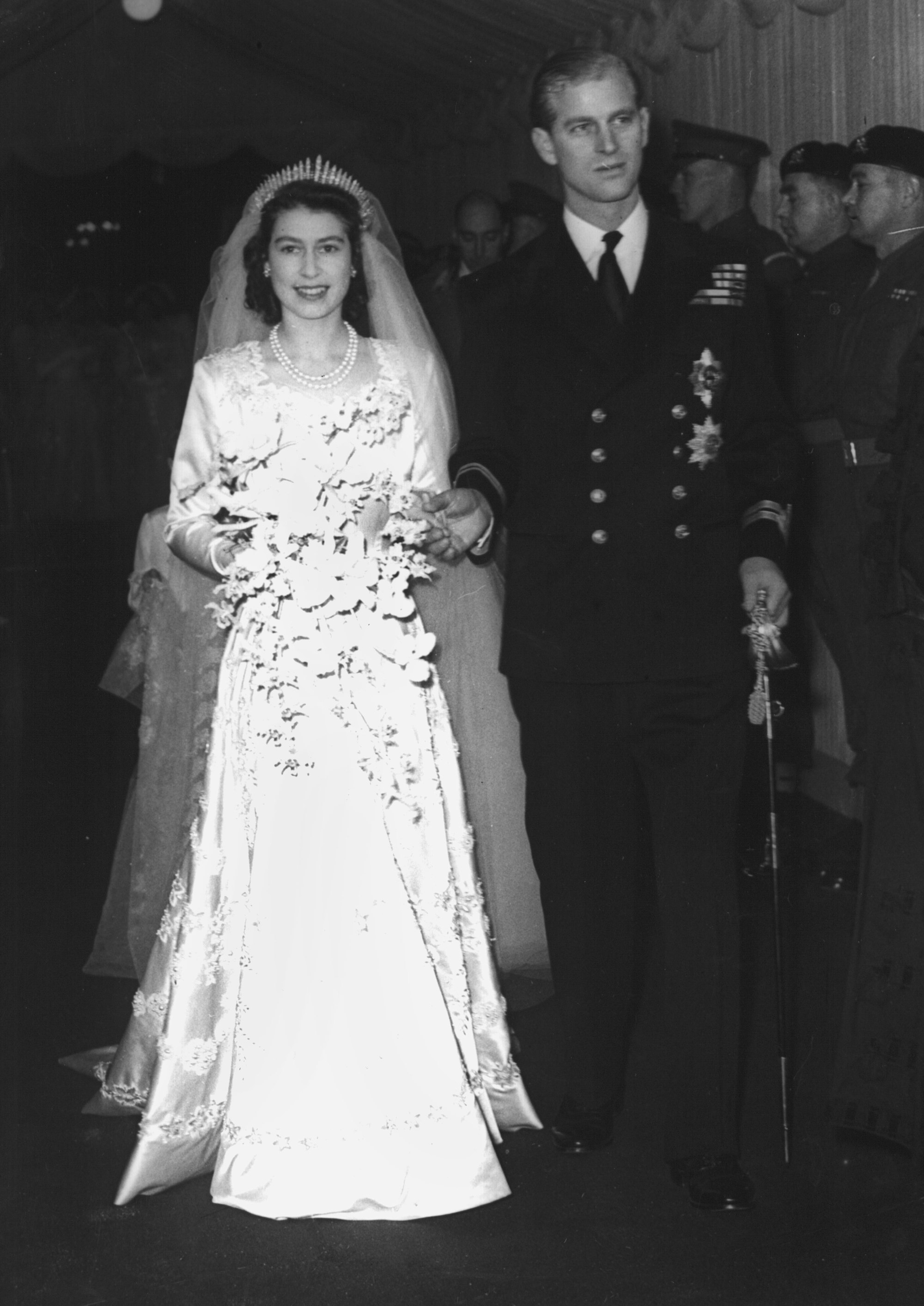 Queen und Prinz Philip Hochzeit