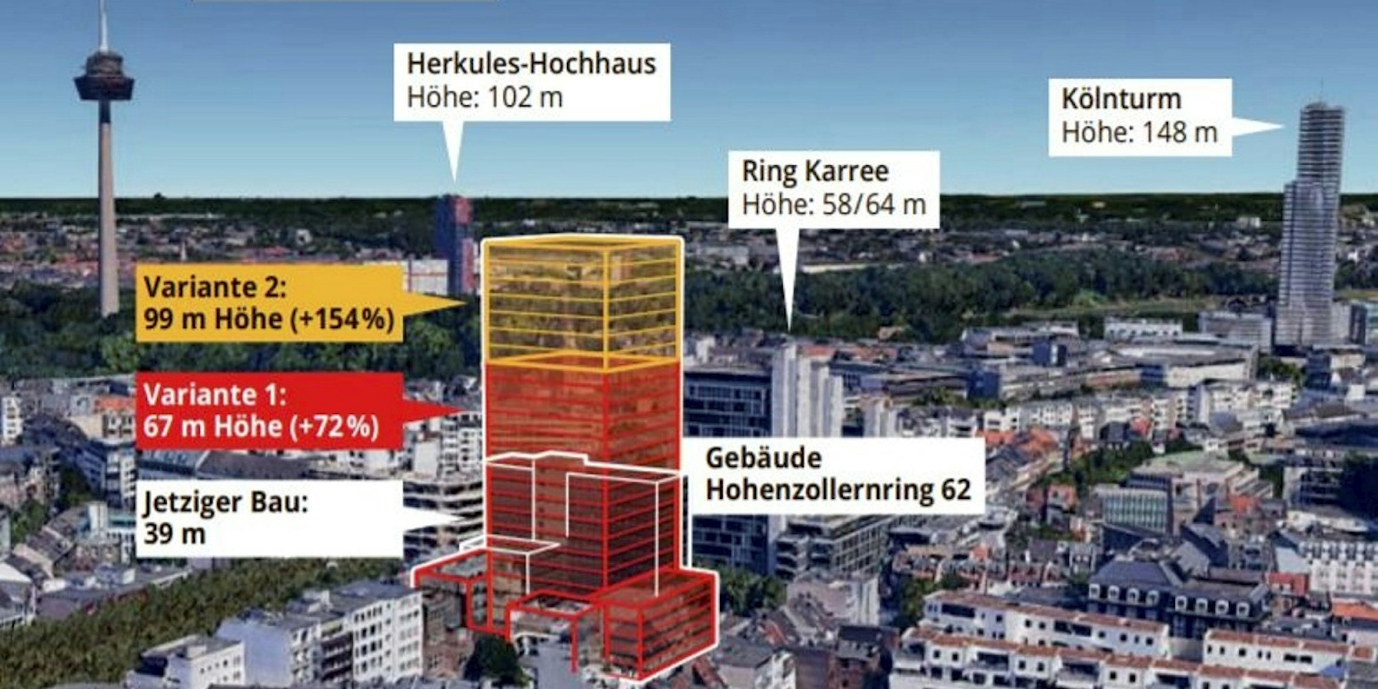 Grafik Hochhaus am Friesenplatz