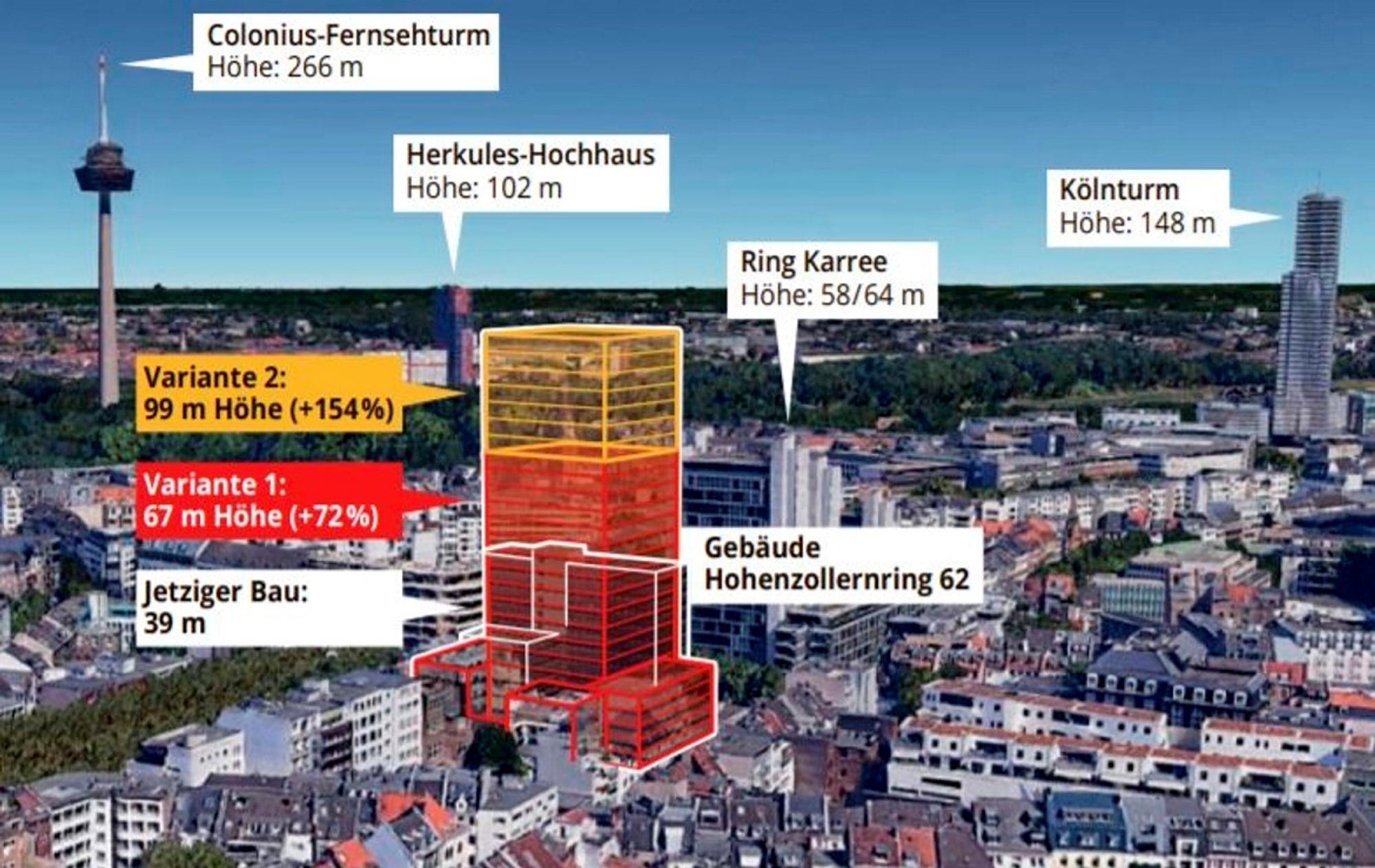 Grafik Hochhaus am Friesenplatz