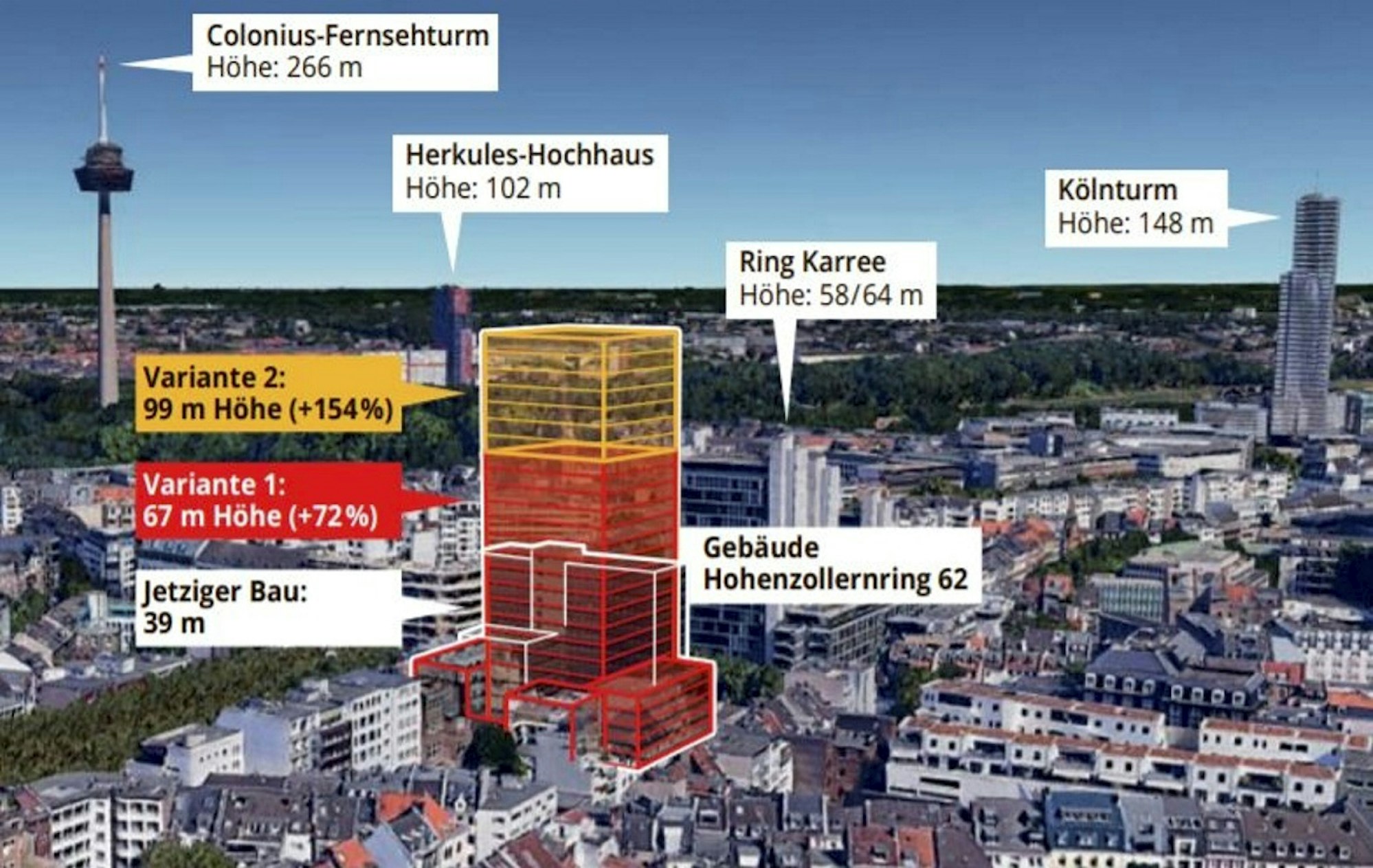 Grafik Hochhaus am Friesenplatz