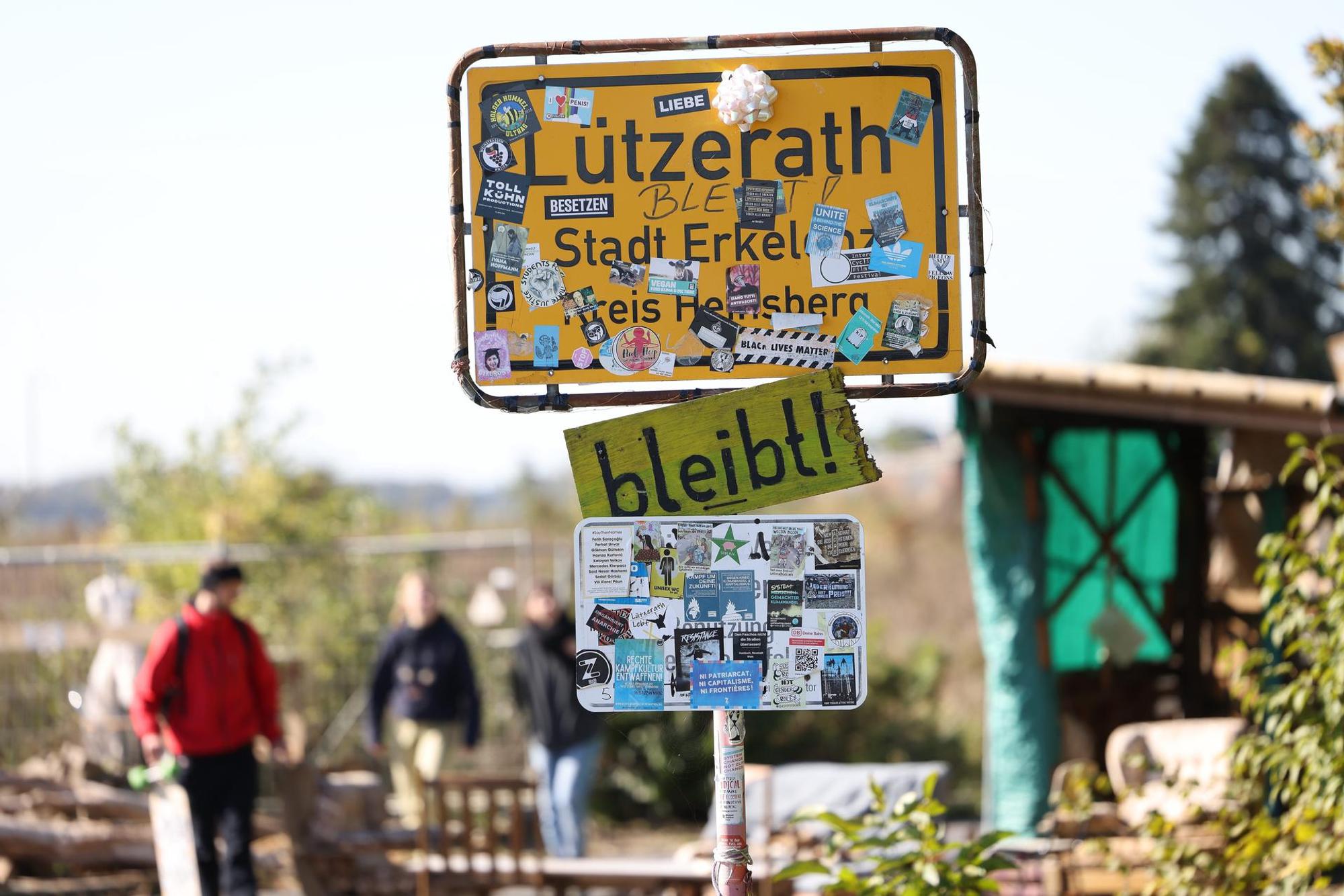 prozeste Lützerath ortsschild