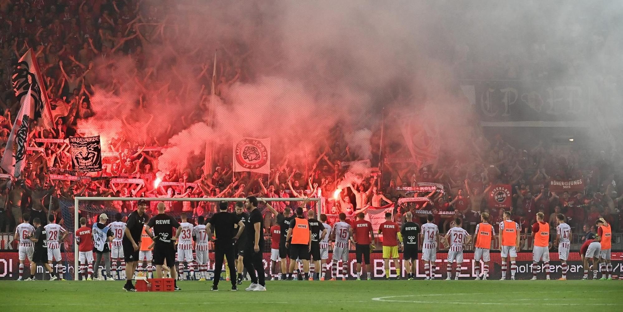 Jubel mit den Fans