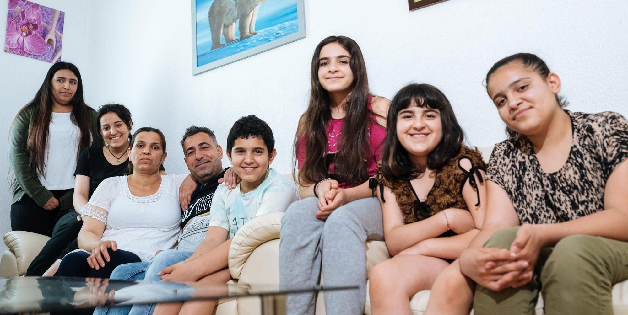 Flüchtlingsfamilie