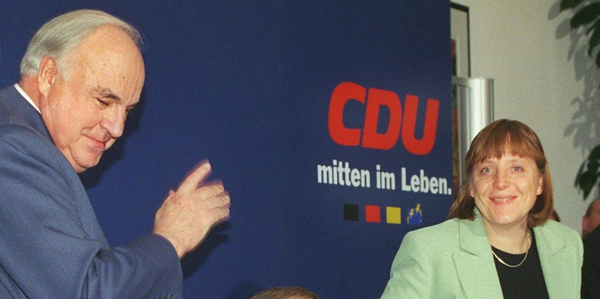 Kohl Merkel dpa Angie
