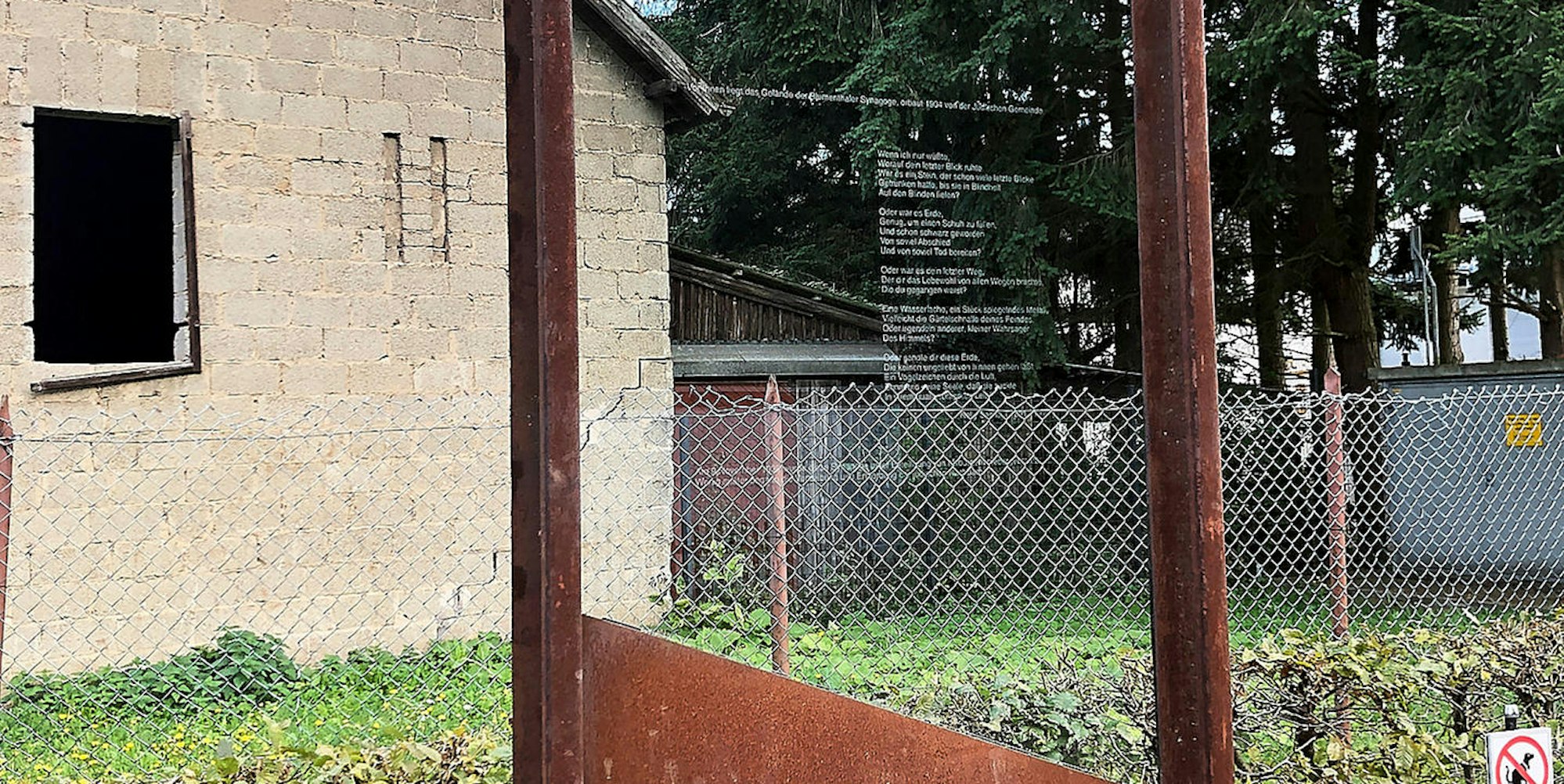 Blumenthal Mahnmal Synagoge