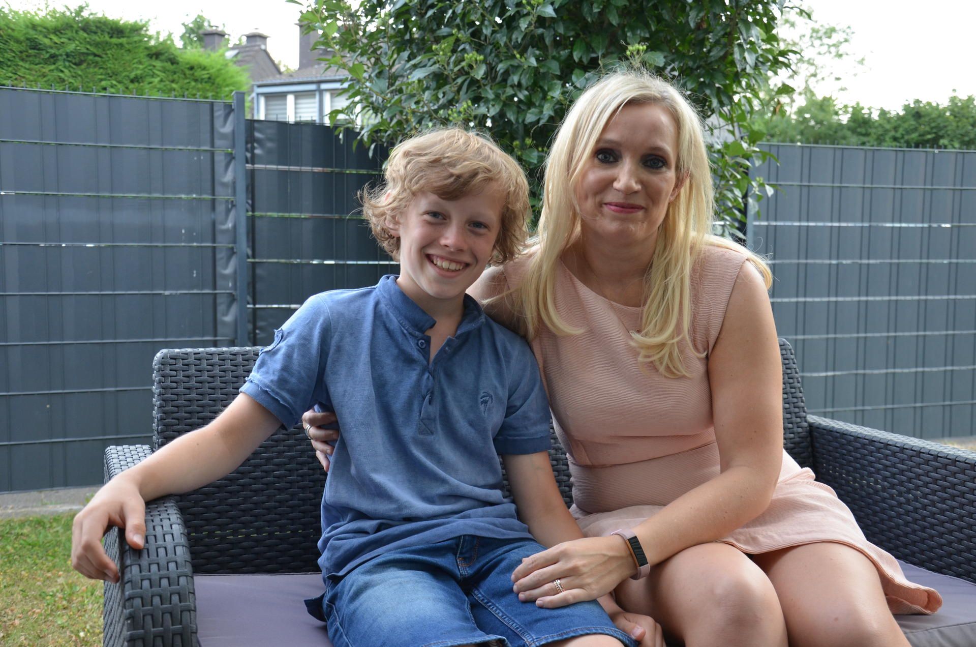 Eva Metternich mit Sohn