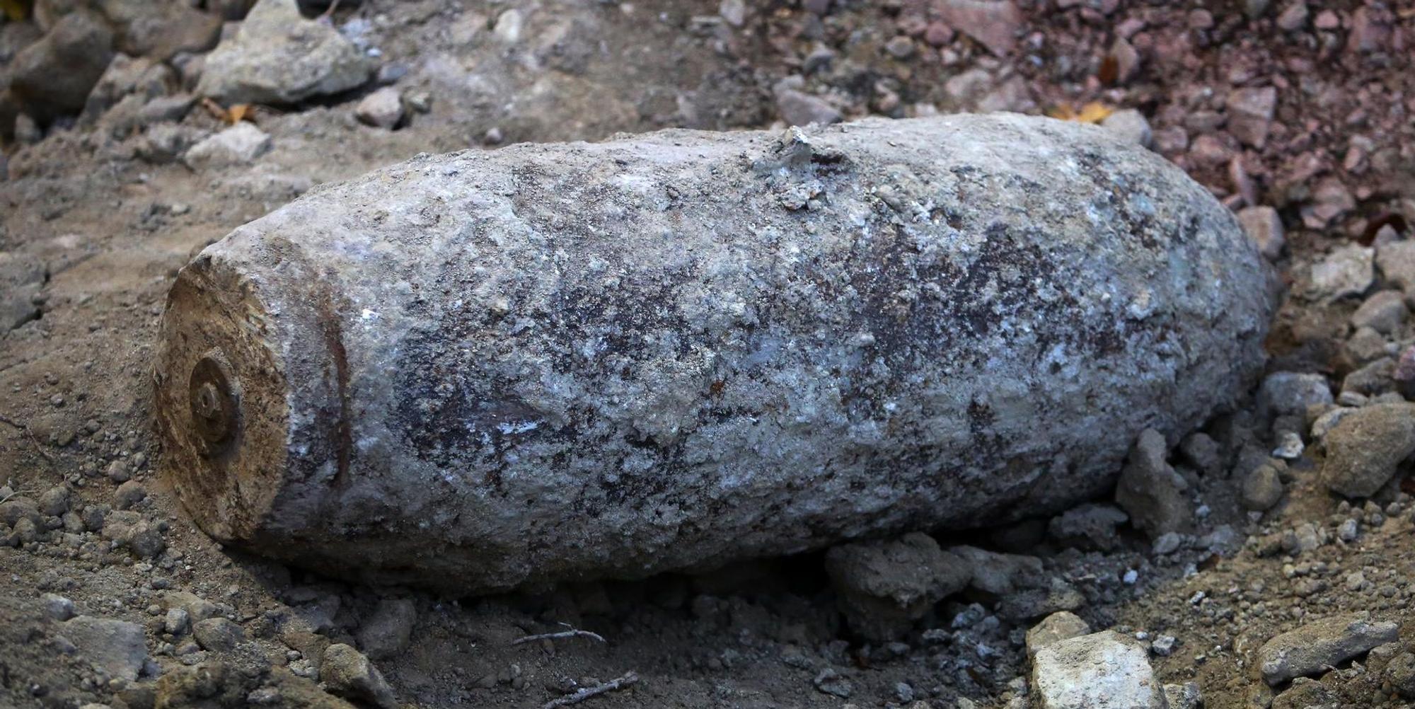 Weltkriegsbombe dpa