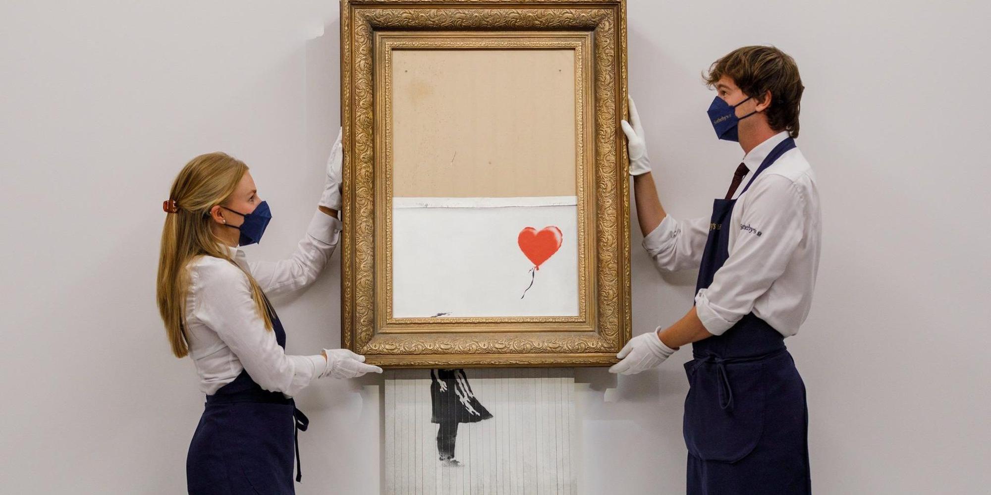 Banksy Love is in the bin