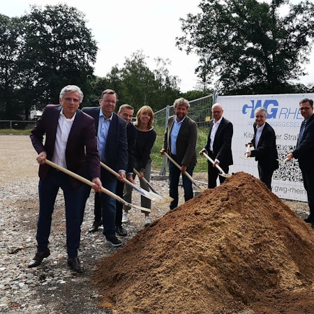 Wesseling Spatenstich Kita Gartenhallenbad